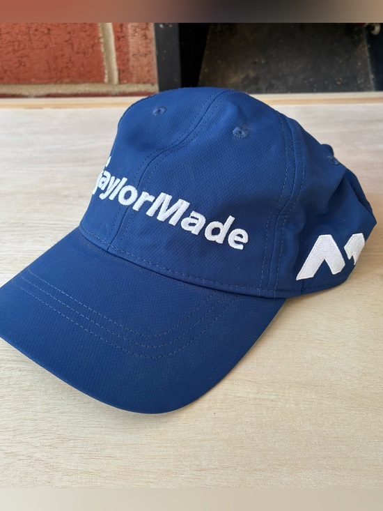 TaylorMade Other - Taylormade M1 Iron Club TP5 Golf Balls Cap Hat Blue White One Size